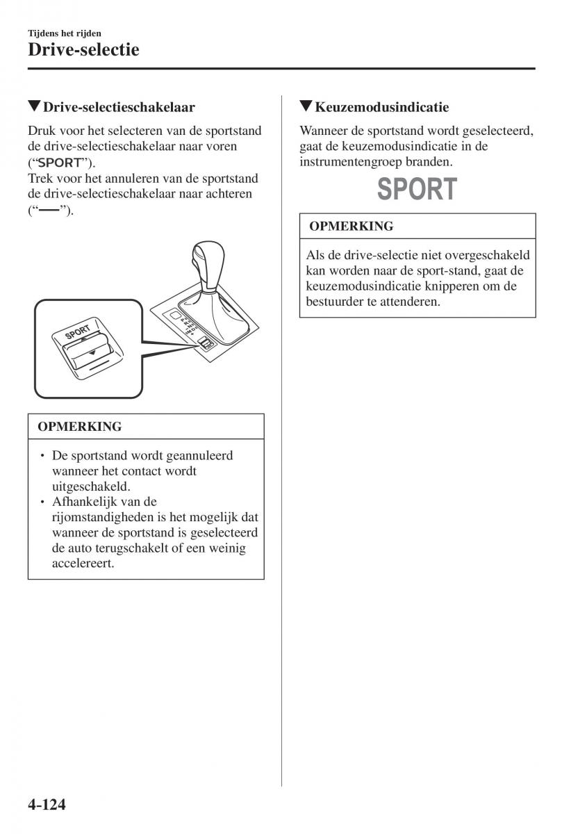 Mazda CX 5 II 2 Bilens instruktionsbog / page 312