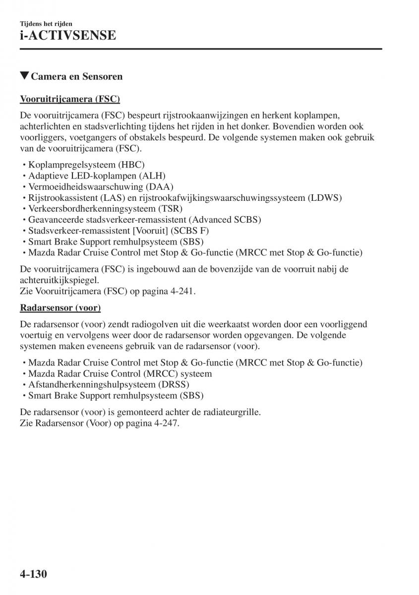 Mazda CX 5 II 2 Bilens instruktionsbog / page 318