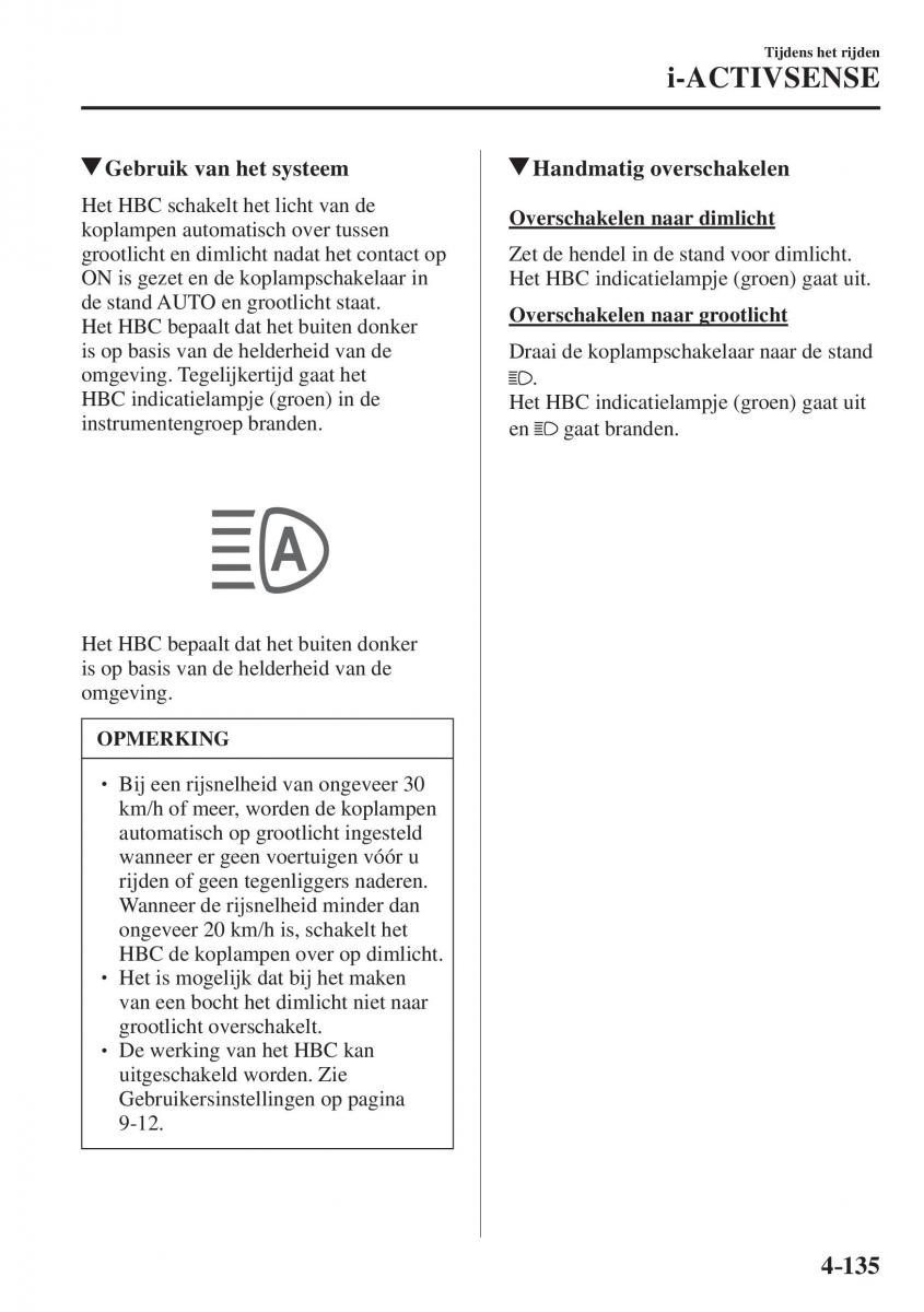 Mazda CX 5 II 2 Bilens instruktionsbog / page 323