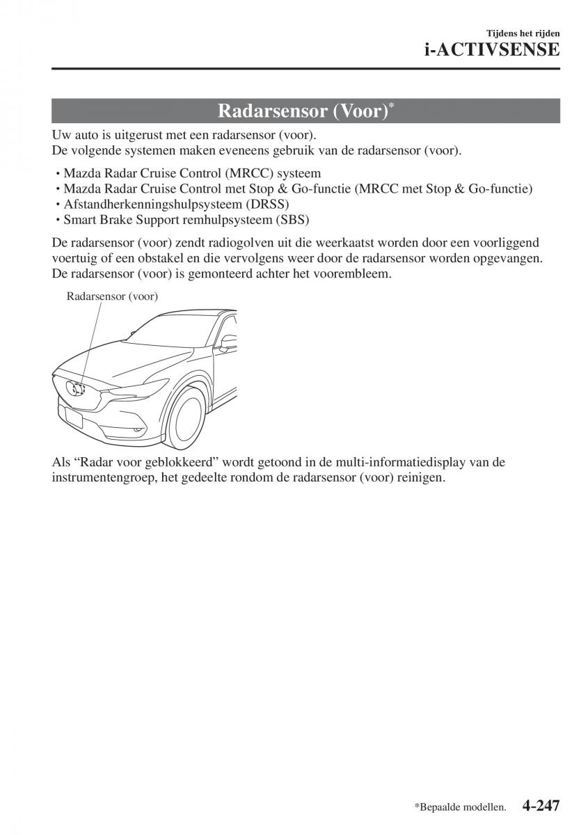 Mazda CX 5 II 2 Bilens instruktionsbog / page 435