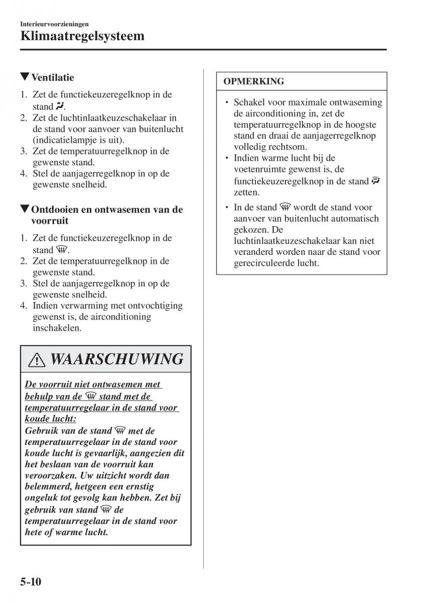 Mazda CX 5 II 2 Bilens instruktionsbog / page 486