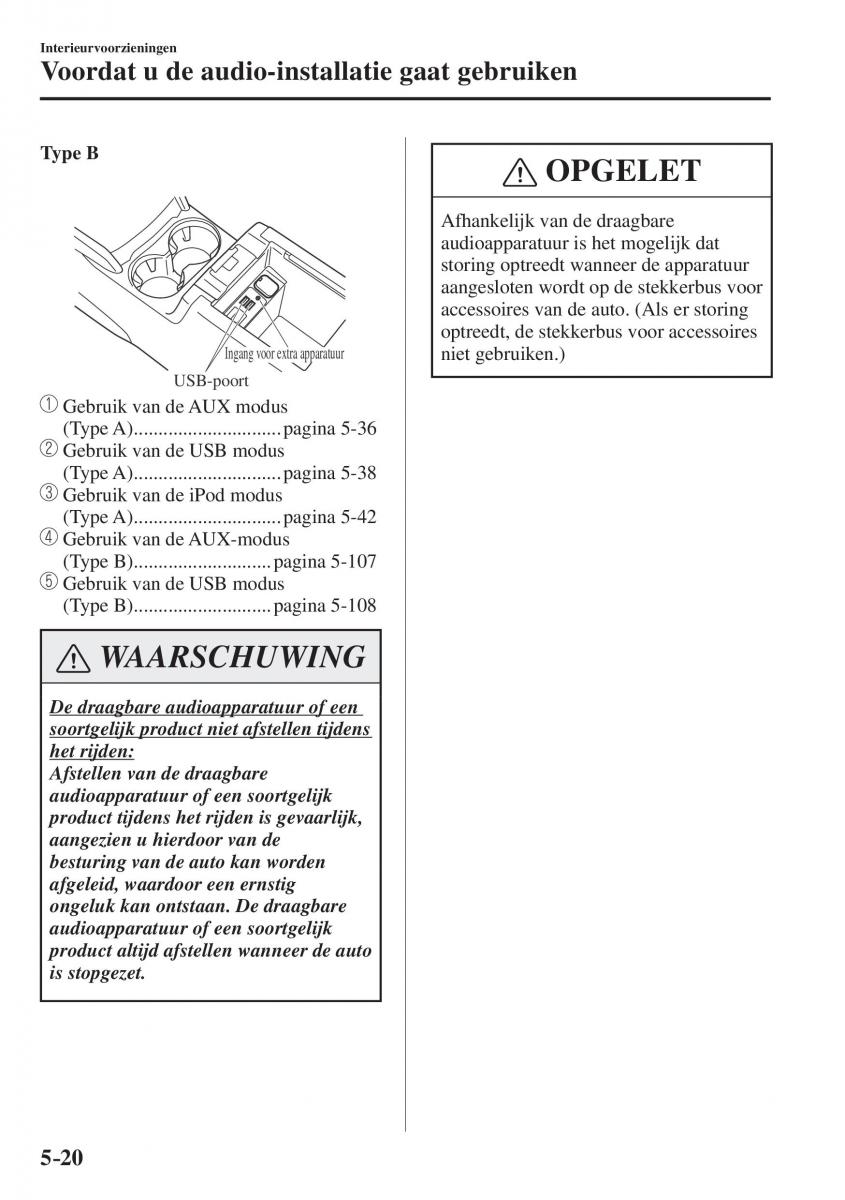 Mazda CX 5 II 2 Bilens instruktionsbog / page 496