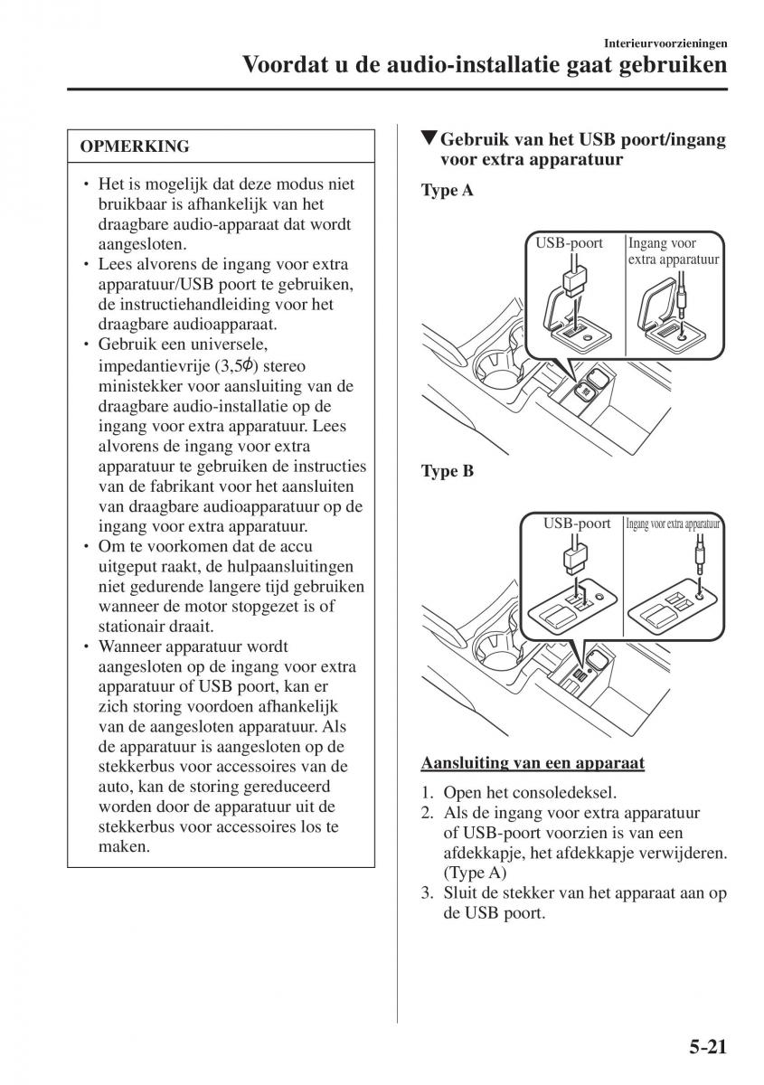 Mazda CX 5 II 2 Bilens instruktionsbog / page 497