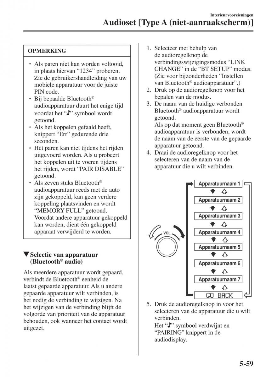 Mazda CX 5 II 2 Bilens instruktionsbog / page 535