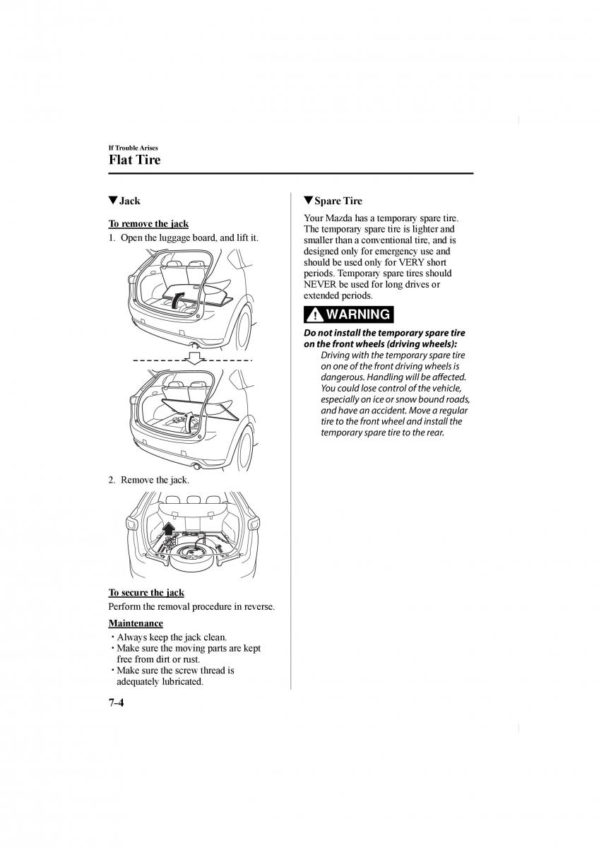 Mazda CX 5 II 2 owners manual / page 546