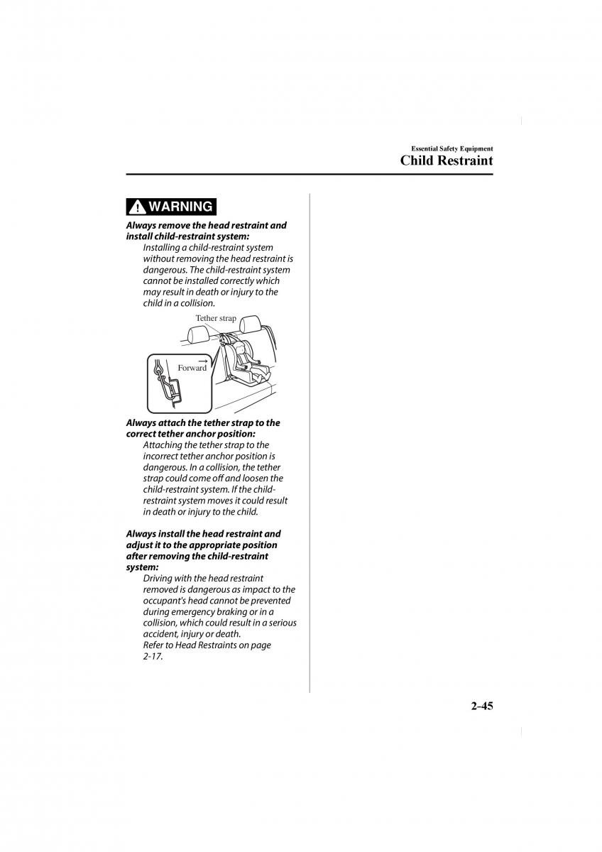 Mazda CX 5 II 2 owners manual / page 59