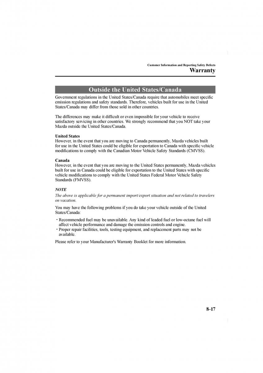 Mazda CX 5 II 2 owners manual / page 605