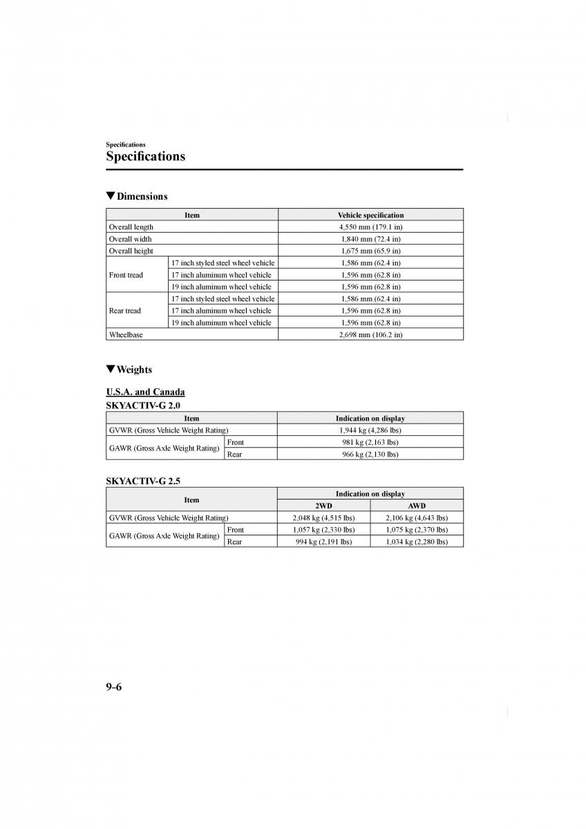 Mazda CX 5 II 2 owners manual / page 642