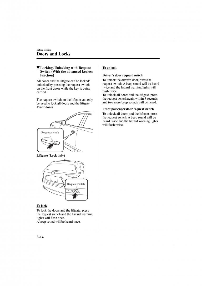 Mazda CX 5 II 2 owners manual / page 94