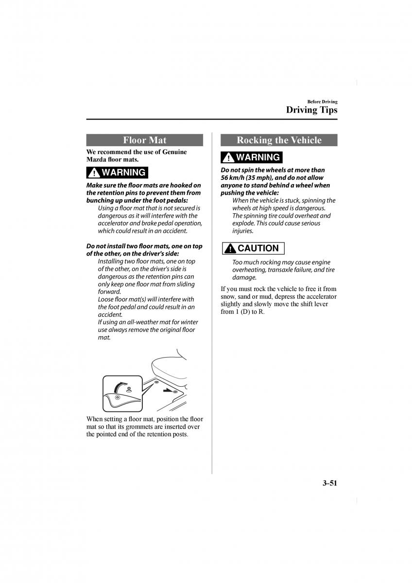 Mazda CX 5 II 2 owners manual / page 131