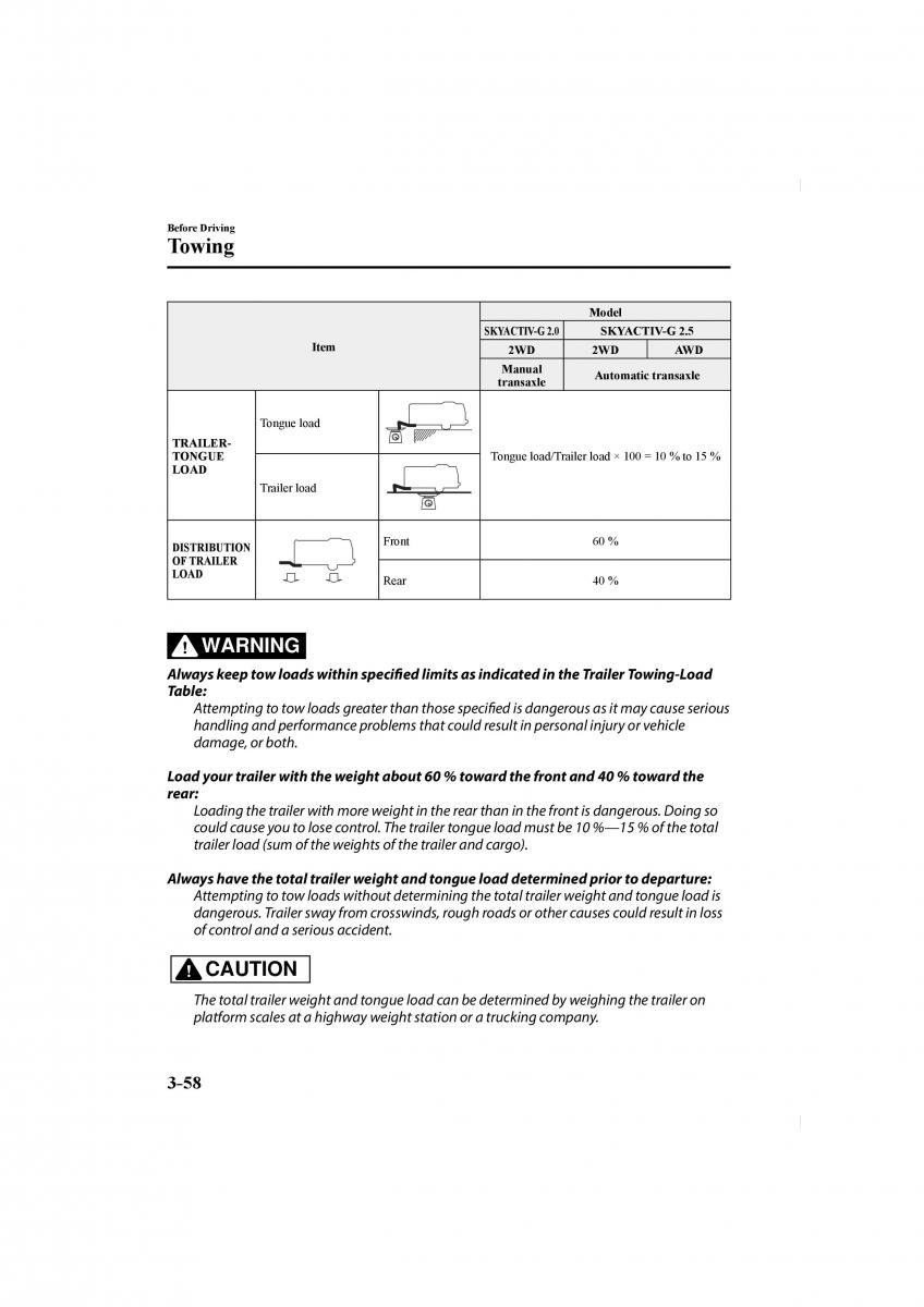 Mazda CX 5 II 2 owners manual / page 138