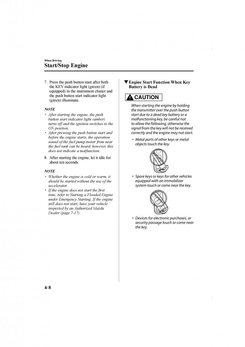 Mazda CX 5 II 2 owners manual / page 152