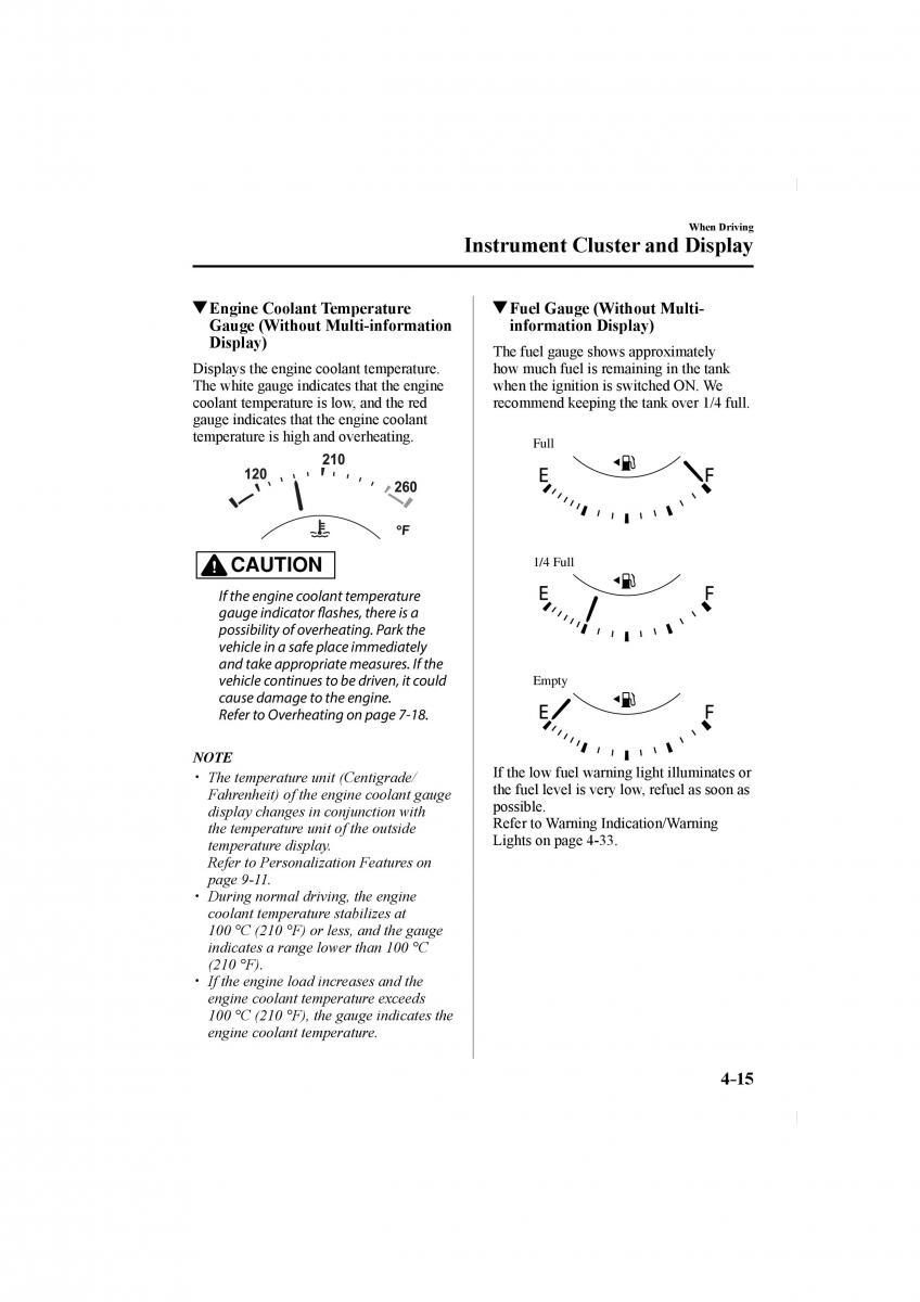 Mazda CX 5 II 2 owners manual / page 159