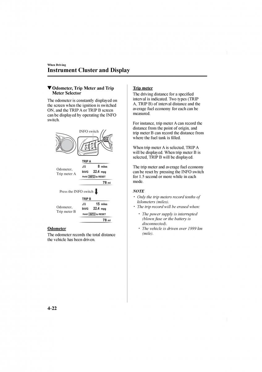 Mazda CX 5 II 2 owners manual / page 166