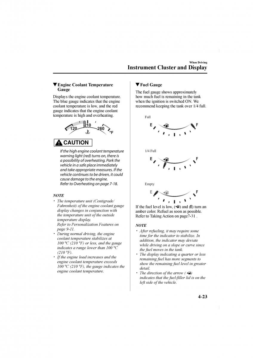 Mazda CX 5 II 2 owners manual / page 167