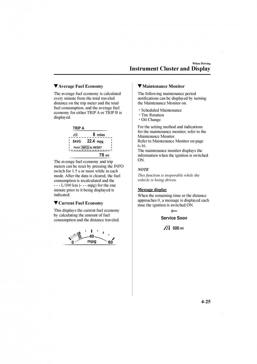 Mazda CX 5 II 2 owners manual / page 169