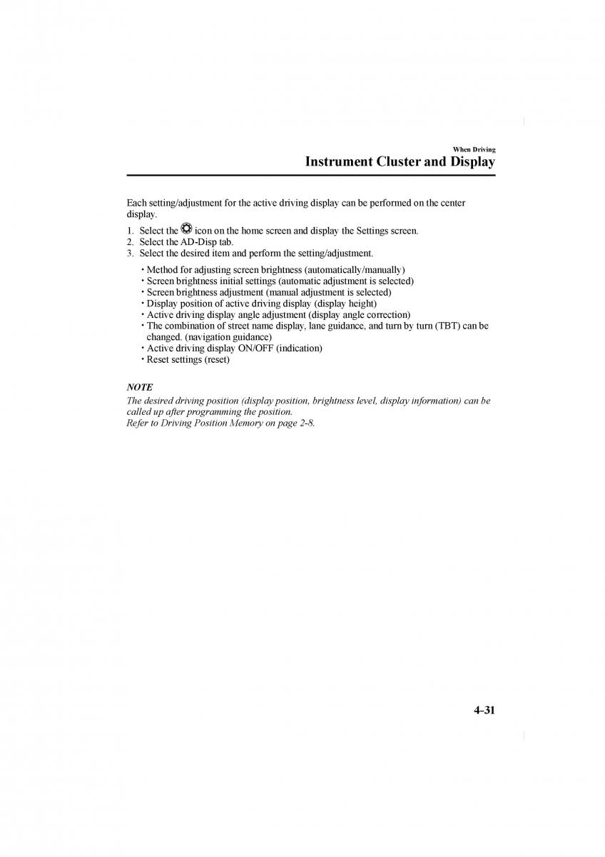 Mazda CX 5 II 2 owners manual / page 175