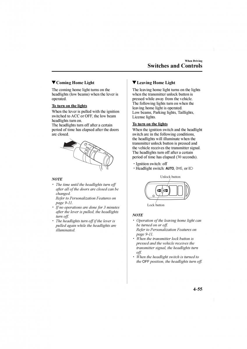 Mazda CX 5 II 2 owners manual / page 199