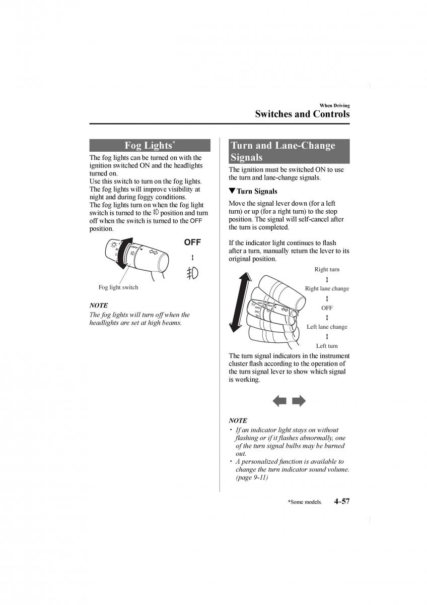 Mazda CX 5 II 2 owners manual / page 201