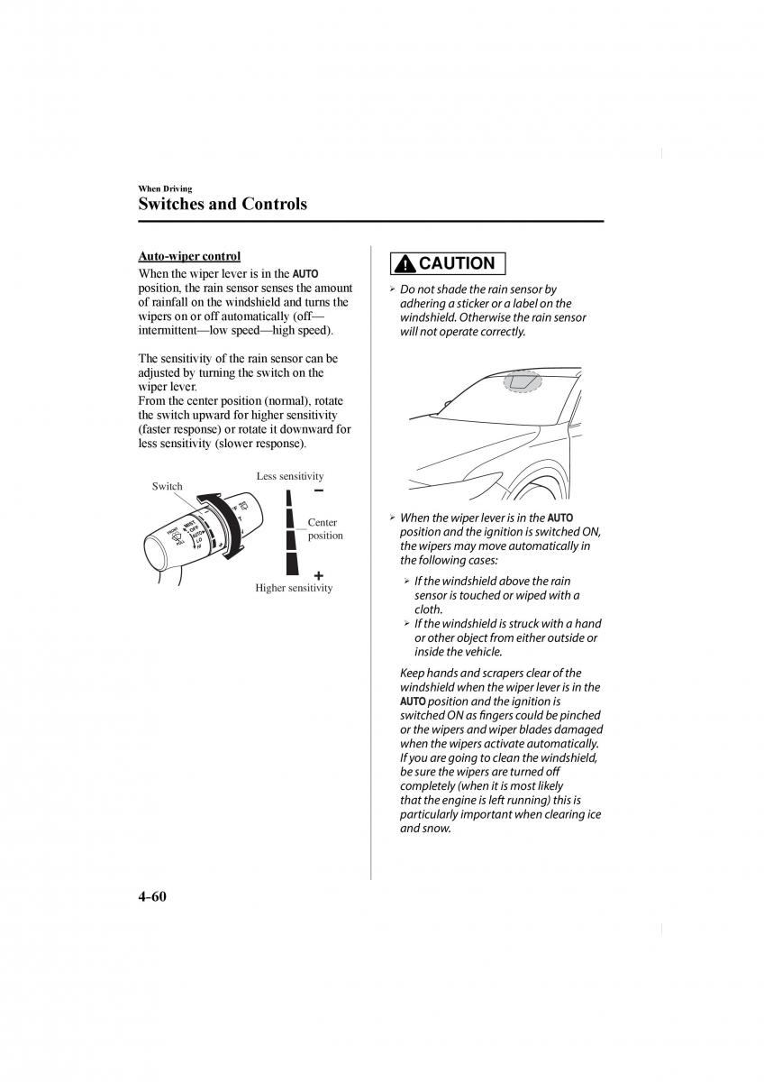 Mazda CX 5 II 2 owners manual / page 204