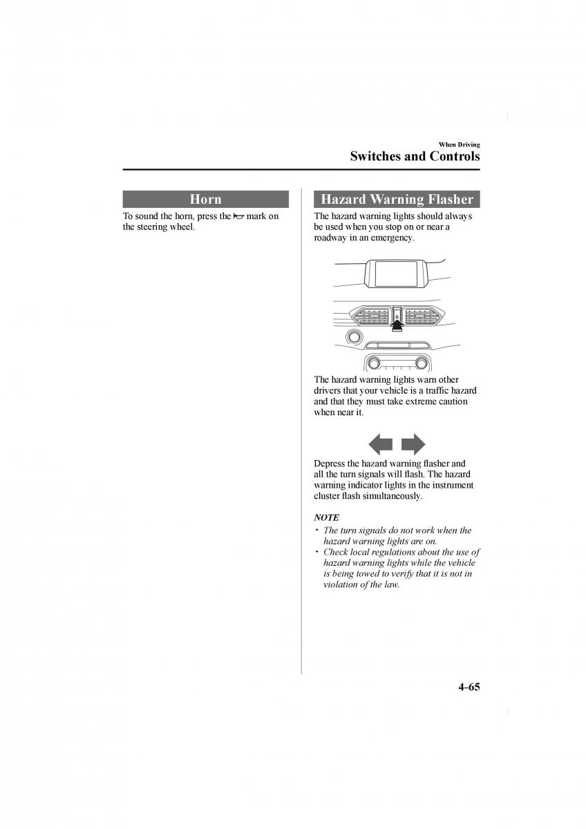 Mazda CX 5 II 2 owners manual / page 209