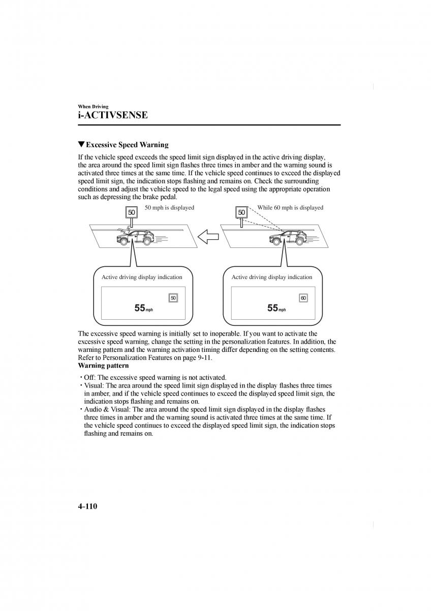 Mazda CX 5 II 2 owners manual / page 254