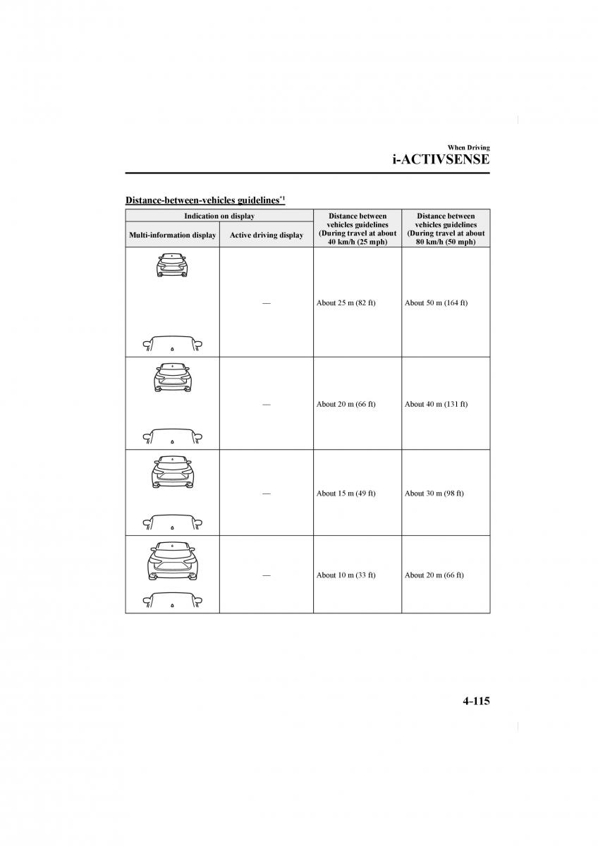 Mazda CX 5 II 2 owners manual / page 259