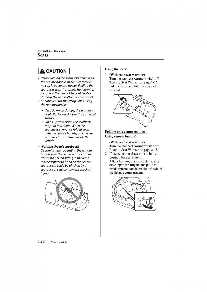 Mazda CX 5 II 2 owners manual / page 26