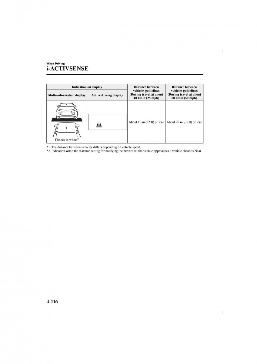 Mazda CX 5 II 2 owners manual / page 260