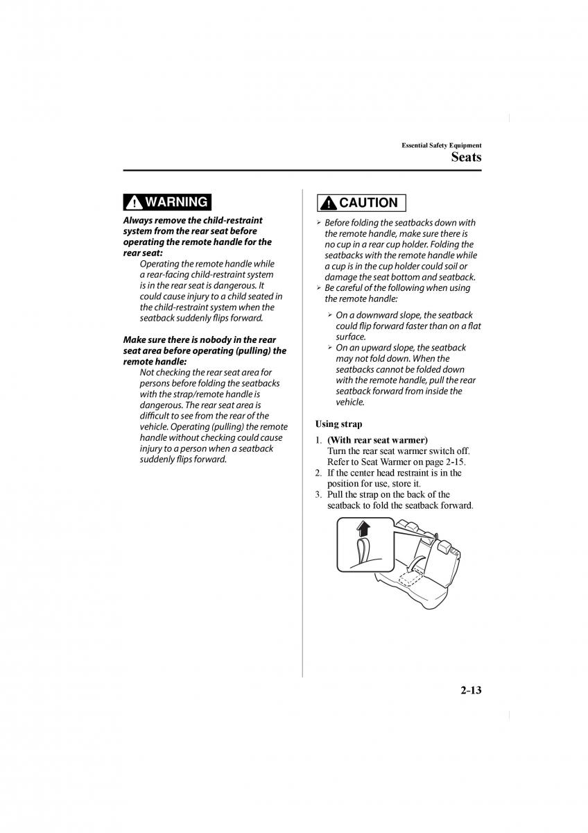 Mazda CX 5 II 2 owners manual / page 27