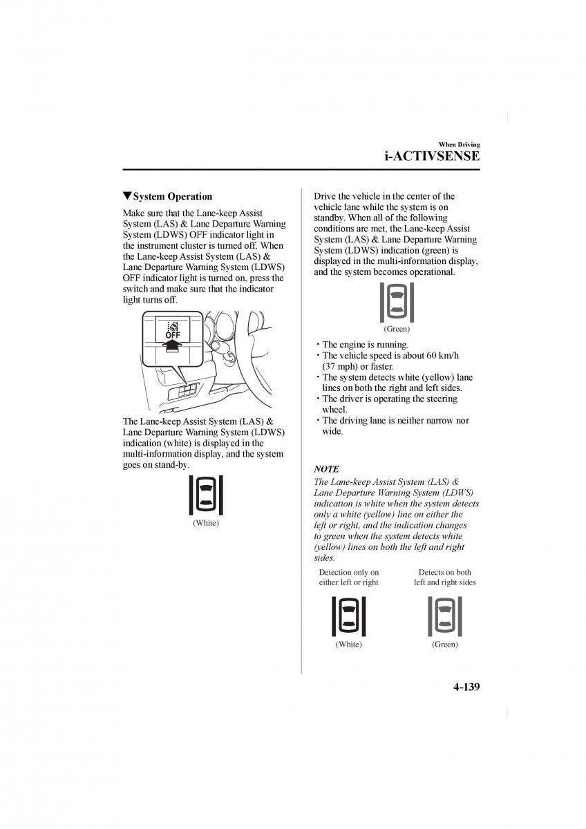 Mazda CX 5 II 2 owners manual / page 283