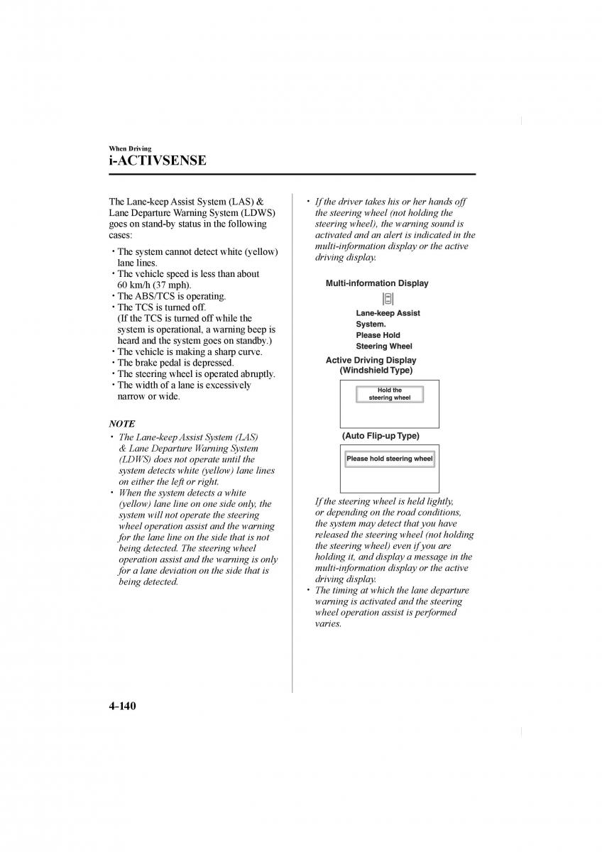 Mazda CX 5 II 2 owners manual / page 284