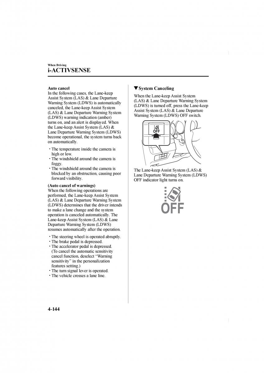 Mazda CX 5 II 2 owners manual / page 288