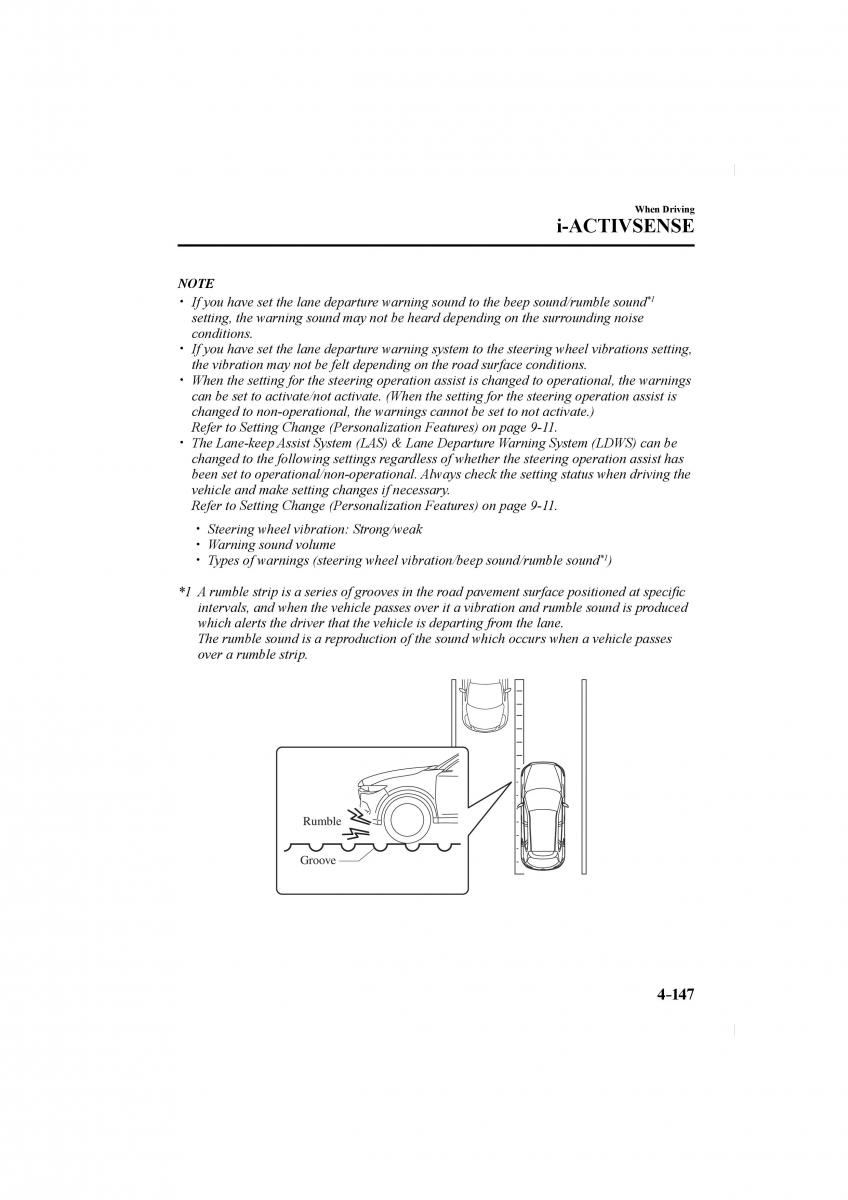 Mazda CX 5 II 2 owners manual / page 291