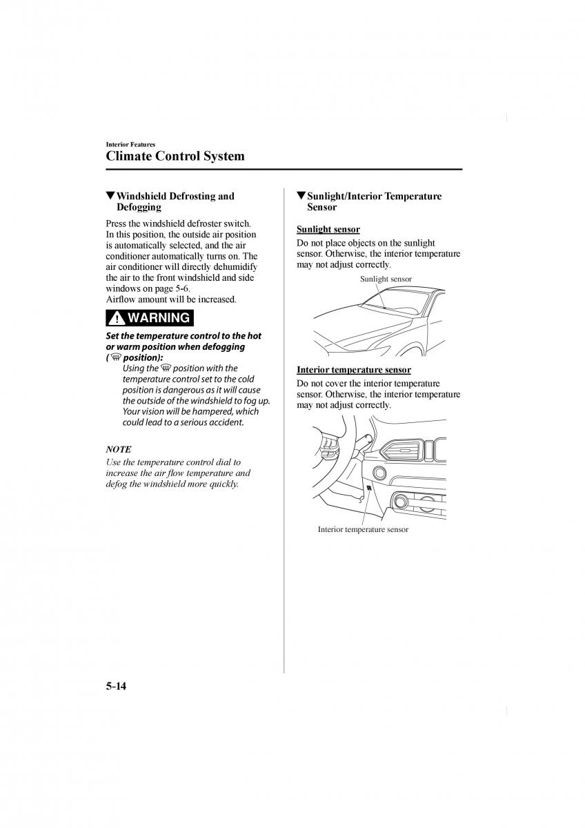 Mazda CX 5 II 2 owners manual / page 342