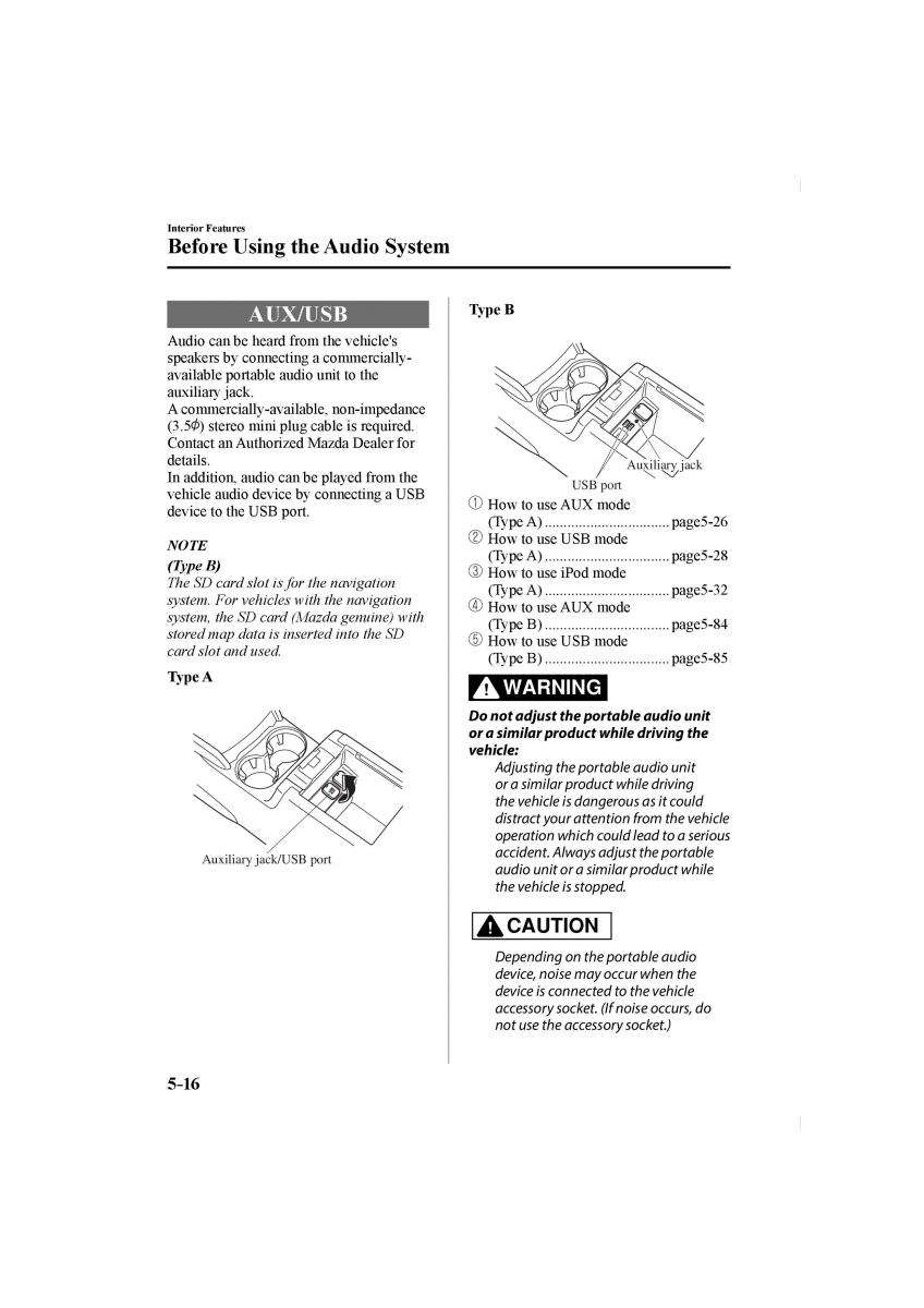 Mazda CX 5 II 2 owners manual / page 344