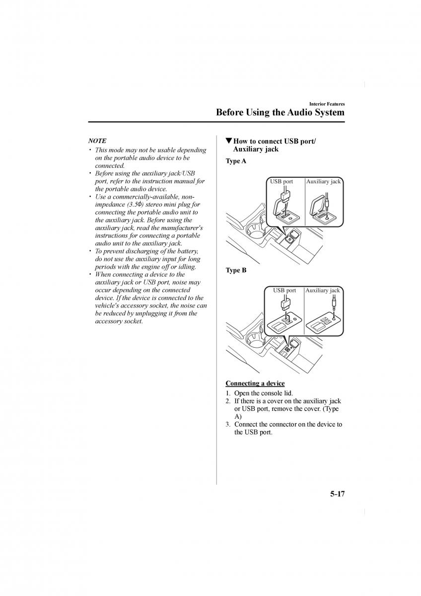 Mazda CX 5 II 2 owners manual / page 345