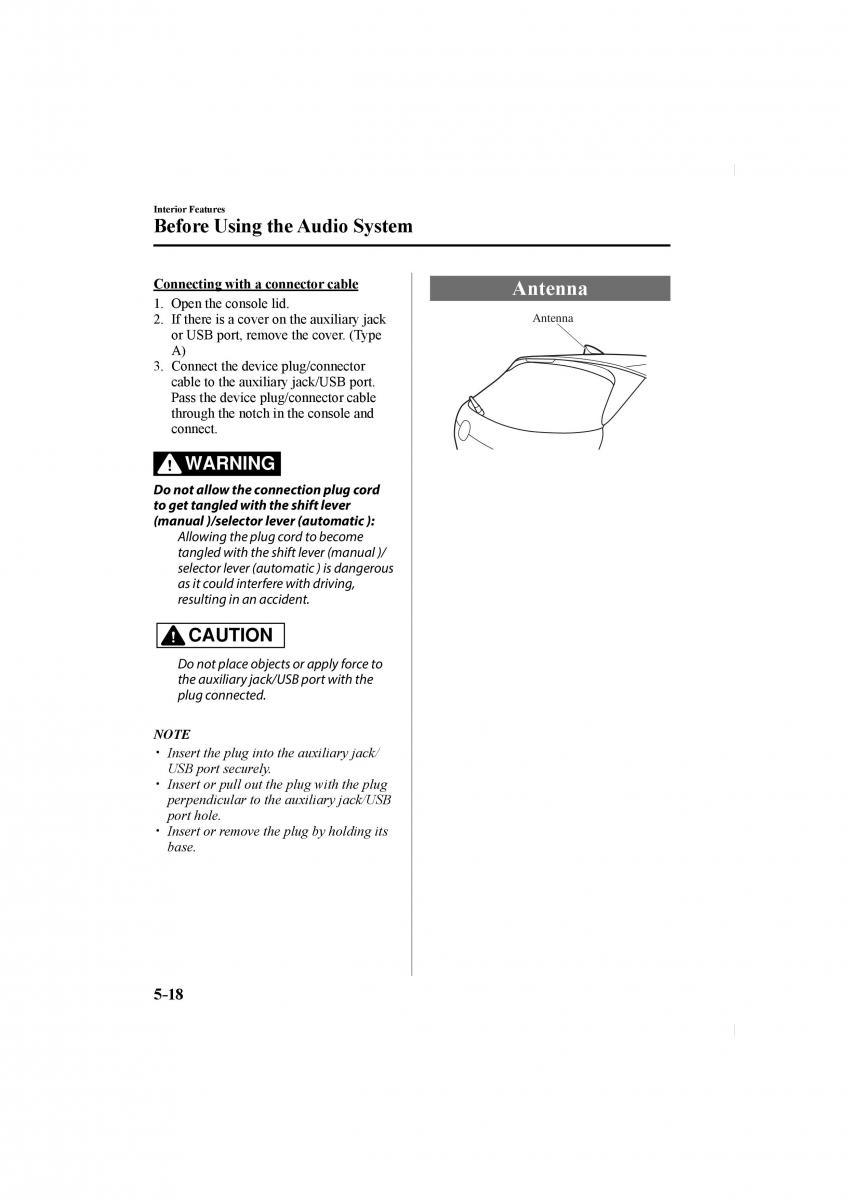 Mazda CX 5 II 2 owners manual / page 346