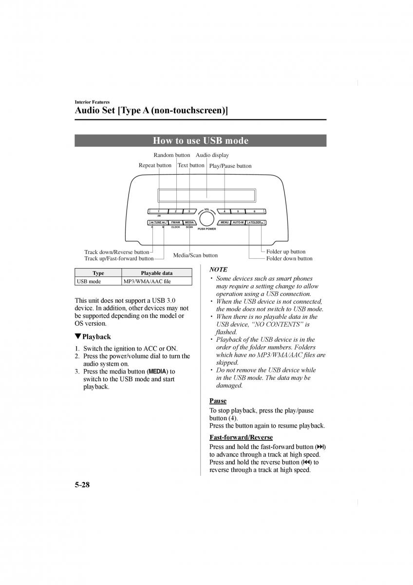 Mazda CX 5 II 2 owners manual / page 356