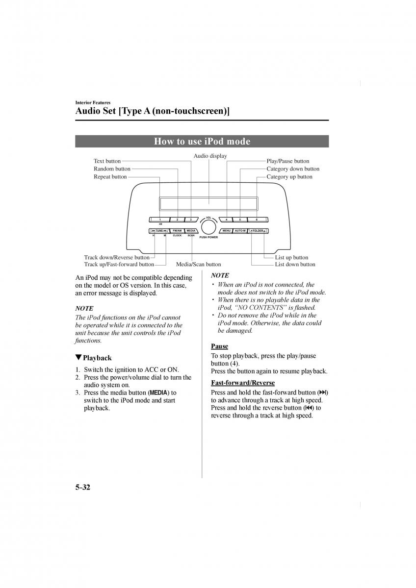 Mazda CX 5 II 2 owners manual / page 360