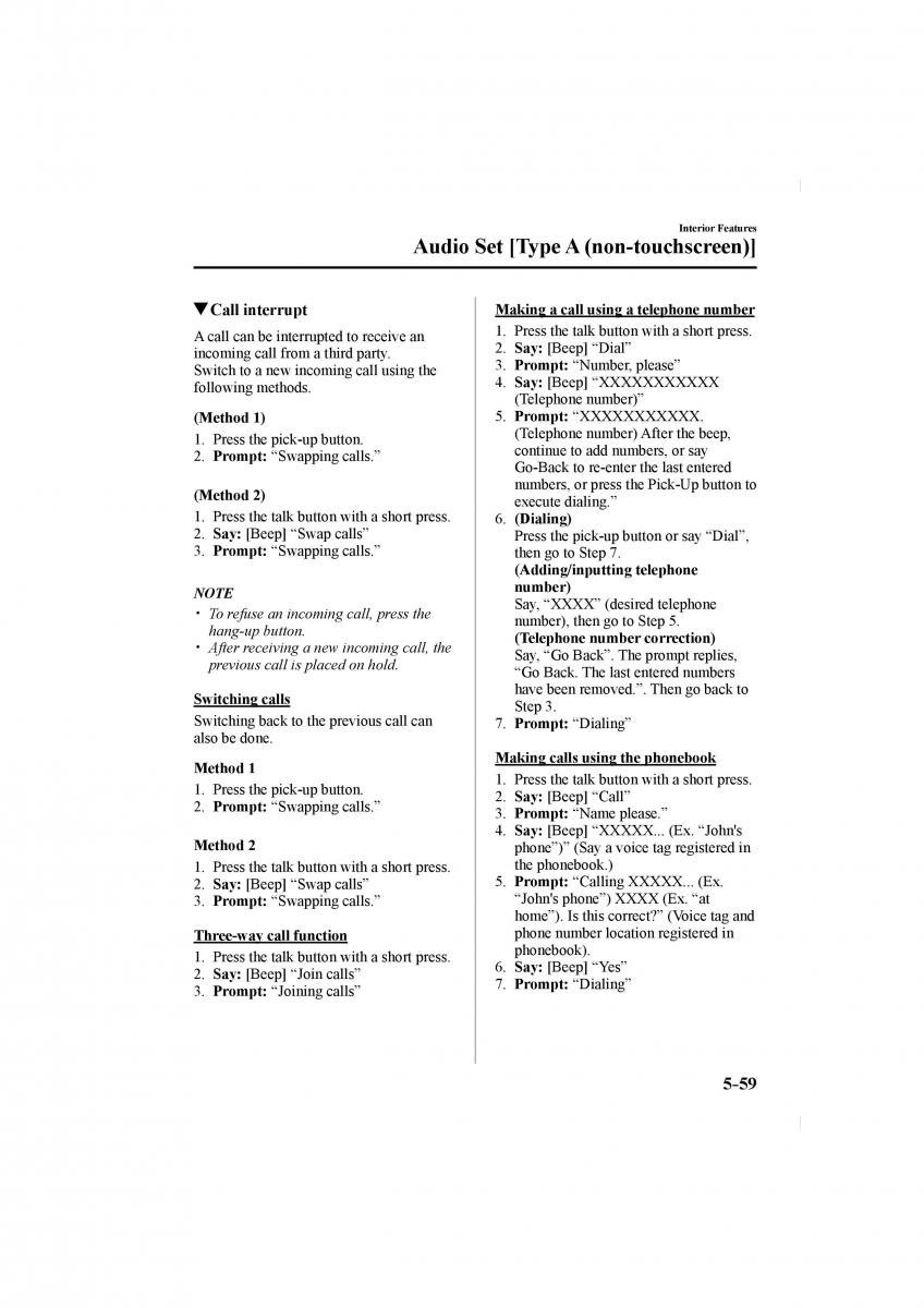 Mazda CX 5 II 2 owners manual / page 387