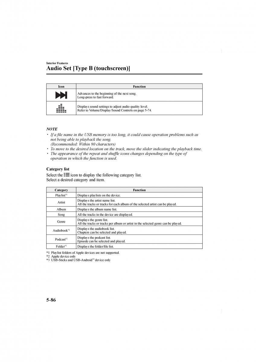 Mazda CX 5 II 2 owners manual / page 414