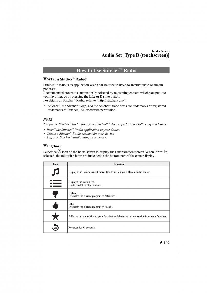 Mazda CX 5 II 2 owners manual / page 437