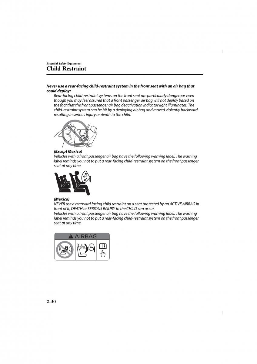 Mazda CX 5 II 2 owners manual / page 44