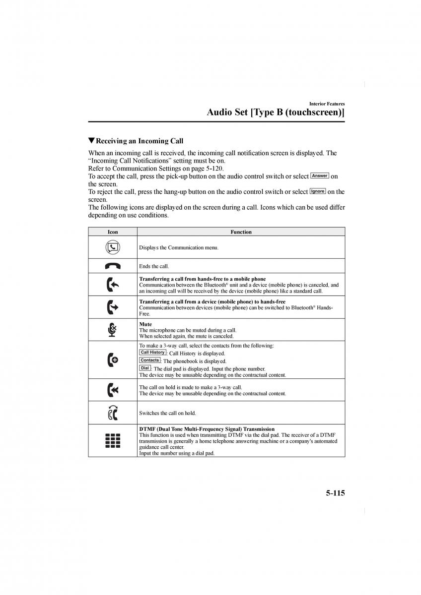 Mazda CX 5 II 2 owners manual / page 443