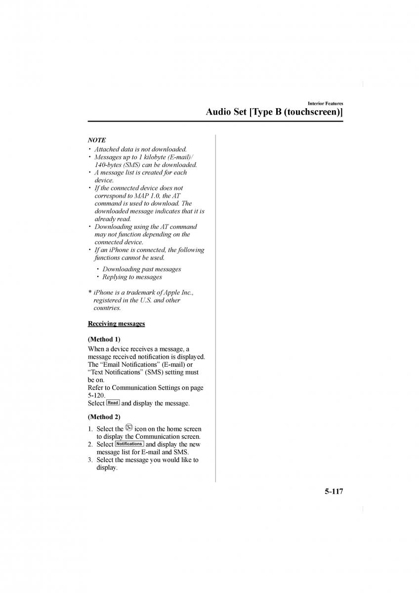 Mazda CX 5 II 2 owners manual / page 445