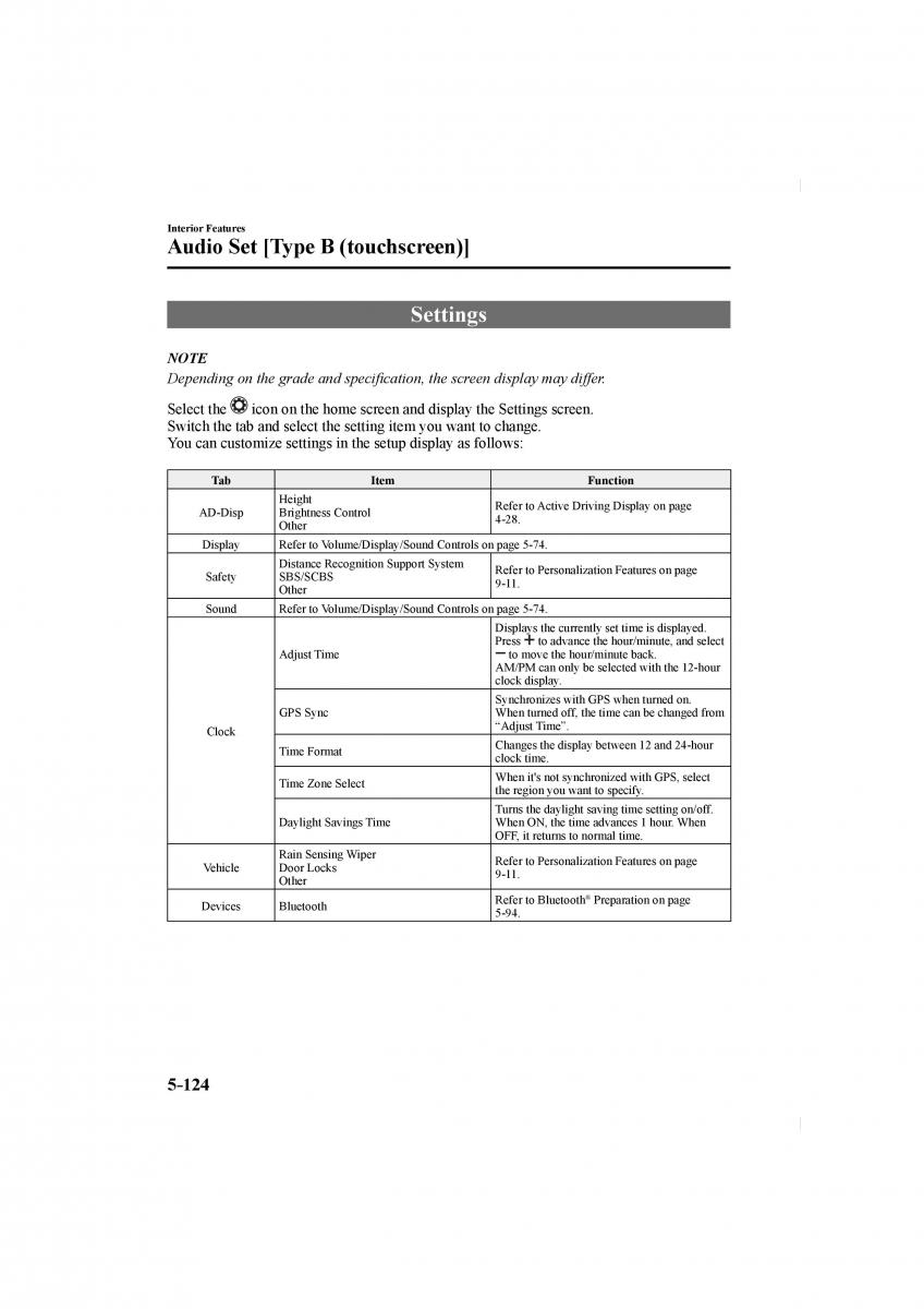 Mazda CX 5 II 2 owners manual / page 452