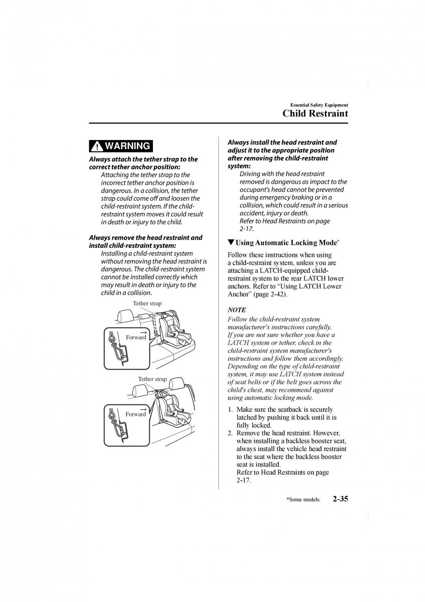 Mazda CX 5 II 2 owners manual / page 49