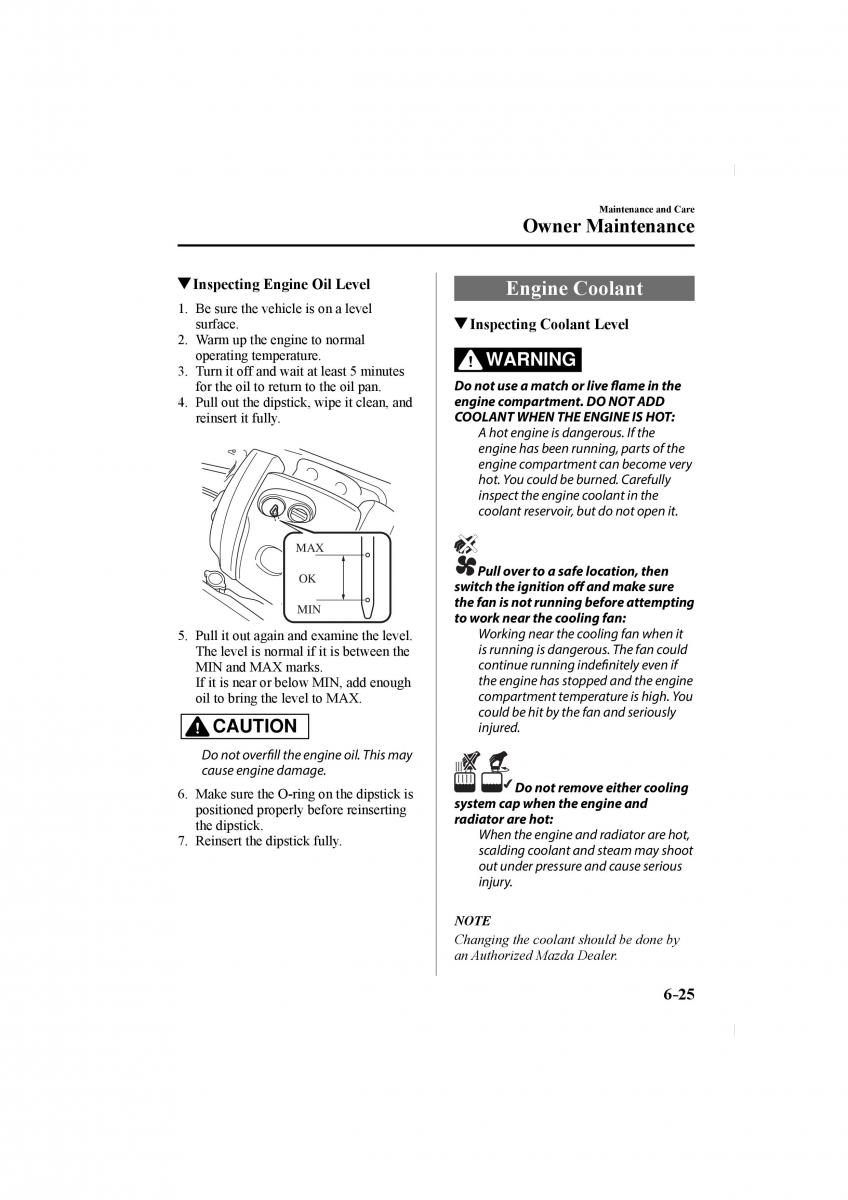 Mazda CX 5 II 2 owners manual / page 501