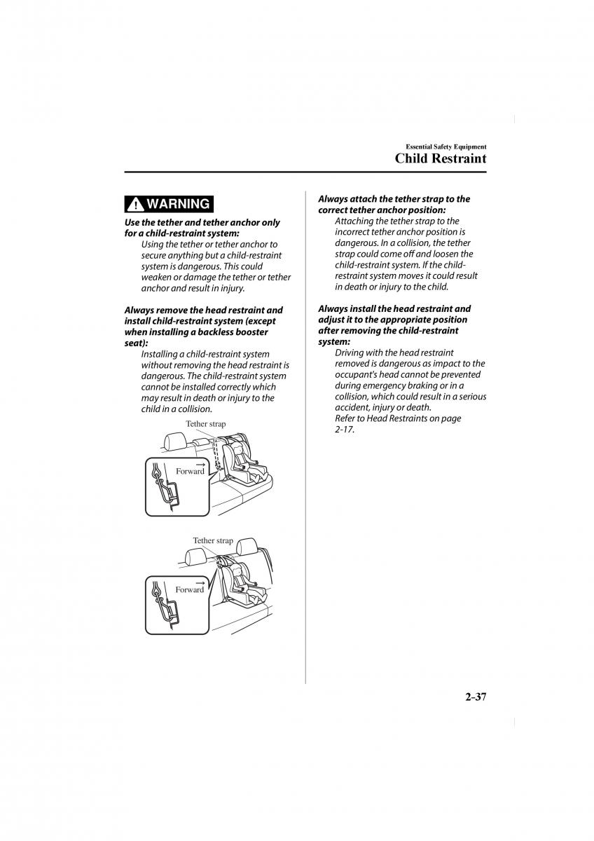 Mazda CX 5 II 2 owners manual / page 51